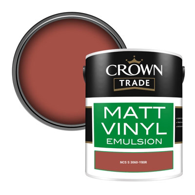 Crown Trade Vinyl Matt Walls & Ceilings Emulsion Paint Ncs S 3060-Y80R (3060-Y80R) 5L from B&Q