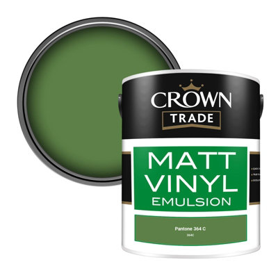 B&Q -  Vinyl Matt Walls & Ceilings Emulsion Paint Pantone 364 C (364C) 5L