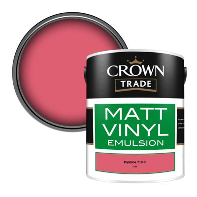 B&Q -  Vinyl Matt Walls & Ceilings Emulsion Paint Pantone 710 C (710C) 5L