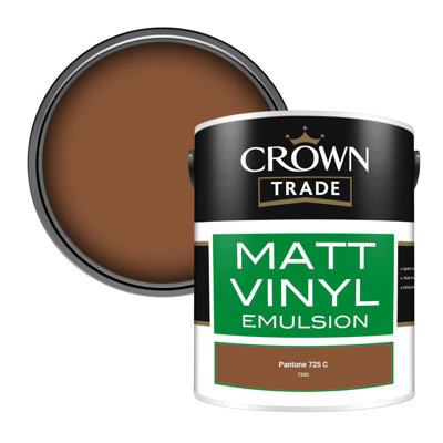 B&Q -  Vinyl Matt Walls & Ceilings Emulsion Paint Pantone 725 C (725C) 5L