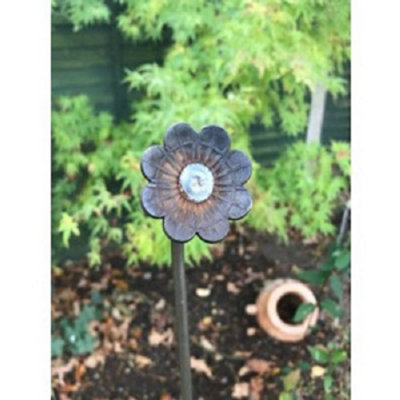 Poppy Forge Daisy Pin Support 5Ft (Bare Metal/natural Rust) (Pack Of 3)SteelH152.4 Cm from B&Q