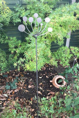 Poppy Forge Cow Parsley Stake 5Ft (Pack Of 3)SteelW20.3 X H151.1 CmBare Metal/ready To Rust from B&Q