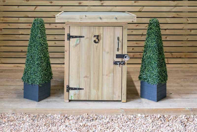 The Garden Village Pendle Parcel Store SmallTimberL47 X W68 X H88 Cm from B&Q