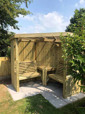 Churnet Valley Garden Furniture Ltd Four Seasons Garden Room - Timber - L150 X W290 X H205 Cm - Garden Furniture - Fully Assembled