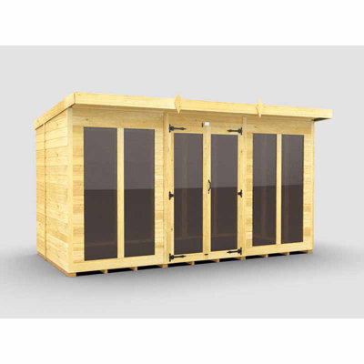 Buttercup Farm 12Ft X 6Ft Pent Summer House (Full Height Window)WoodL178 X W358 X H201 Cm from B&Q