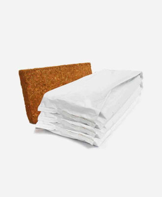 B&Q -  Grow BagPack Of 4Coir/polypropyleneL100 X W15 X H12 Cm