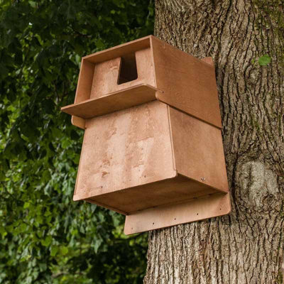 Buttercup Farm Barn Owl Nest BoxPlywoodL50 X W59 X H74 Cm from B&Q