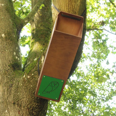 Buttercup Farm Tawny Owl Nest BoxPlywoodL21.5 X W21.5 X H80 Cm from B&Q