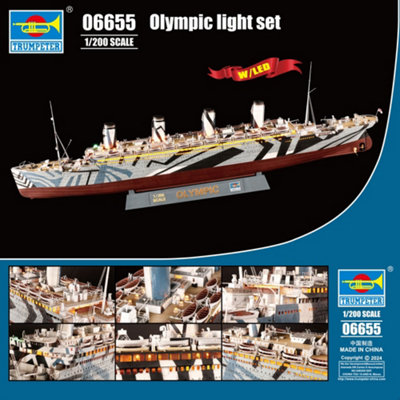 Trumpeter 06655 Detail set Ligthing set 1:200th scale HMT Olympic & Britannic - Image 4