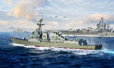 I Love Kit 62009 US Navy USS Oscar Austin DDG-79 Destroyer Ship 1:200 Model Kit - Image 6