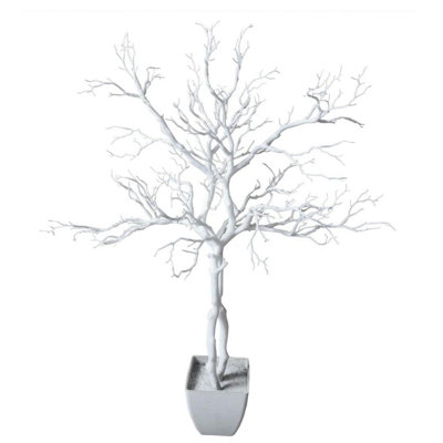 95cm Deluxe Artificial Wedding White Wishing Tree Manzanita Plant DIY