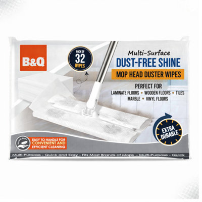 96 Disposable Dry Duster Wipes 29.5cm x 22cm Ideal for Hardwood Tile ...