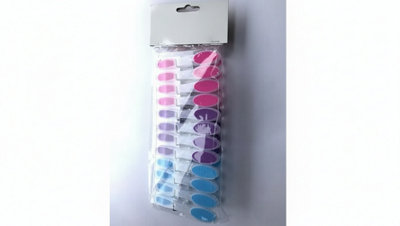 96 Soft Grip Laundry Pegs Washing Line Clips