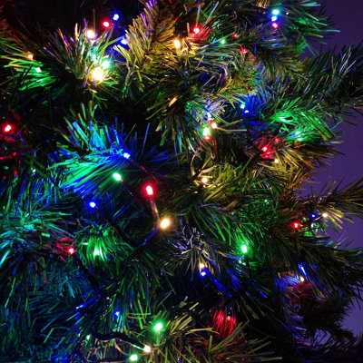 960 LED 12.4m Premier Christmas Outdoor Cluster Timer Lights in Multicoloured - 4