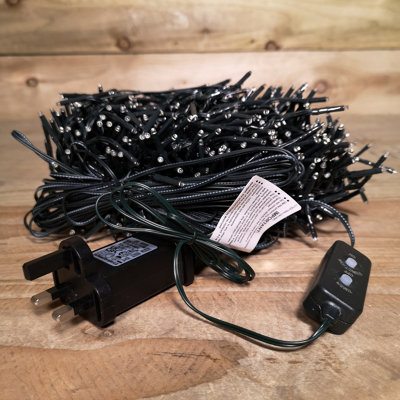 960 LED 12.4m Premier Christmas Outdoor Cluster Timer Lights in Vintage ...