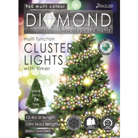 960 Multi Colour Diamond Cluster LED 7'  Time Smart