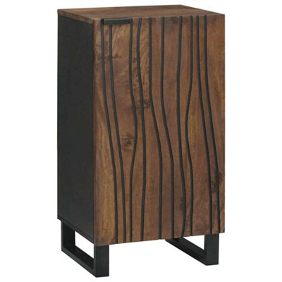 Berkfield Sideboard 40 X 33.5 X 75 CmMade From Solid Mango Wood from B&Q