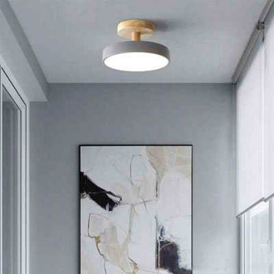  - Led Ceiling Chandelier Light Grey ModernHallway Entrance Light Fixture