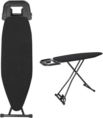 Xample Ironing Board 120 X 40Cm Ironing Board Table Folding Metal Iron,lightweight Iron Board Rack Foldable Non Slip Adjustable Height from B&Q