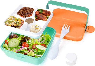 Xample Bento Box For Fresh And Balanced Eating Leakproof Lunch Box For Gourmet Meals On The Move Bento Lunchbox For Kids And Adults
