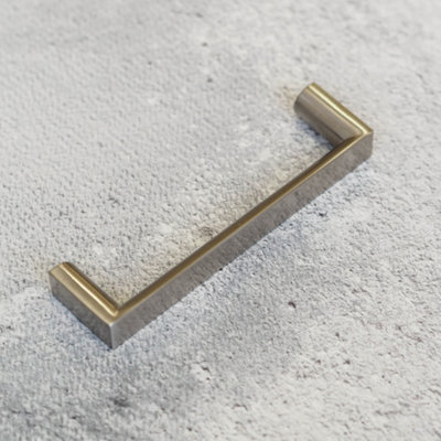 96mm Brushed Nickel Square D Handle