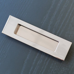 96mm Chrome Inset Cabinet Handle