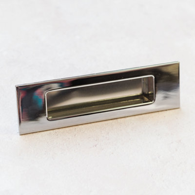 96mm Chrome Inset Cabinet Handle