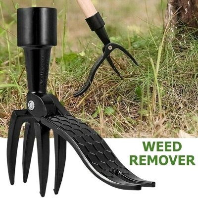Weeder Puller Weed Claw Grass Root RemoverManual Garden ToolMetal from B&Q