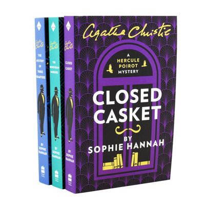 New Hercule Poirot Mysteries Agatha Christie Series Books 1 - 3 Collection Set - Image 7