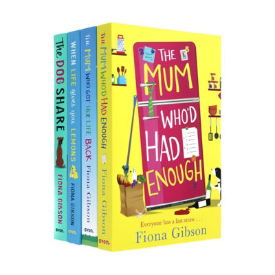 B&Q -  Fiona Gibson 4 Books Collection Set (The Dog ShareWhen Life Gives You LemonsThe Mum Who Had Enough & The Mum Who Got Her Life