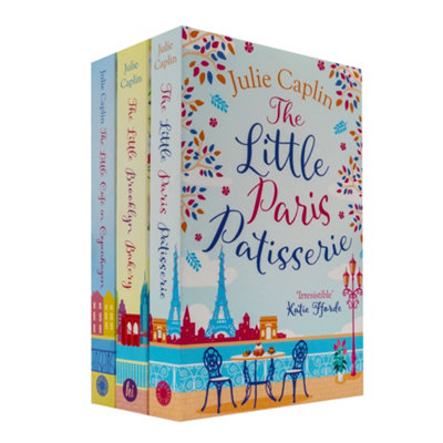 BOOKS4PEOPLE Julie Caplin Romantic Escapes 3 Books Collection Set (The Little Cafe In CopenhagenThe Little Brooklyn Bakery & The Little Paris from B&Q