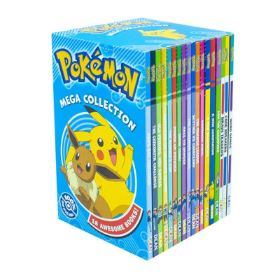 BOOKS4PEOPLE Pokemon Mega Collection 18 Books Box Set (Manga Books)