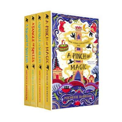 BOOKS4PEOPLE Michelle Harrison A Pinch Of Magic Adventure Collection 4 Books Set (A Tangle Of SpellsA Pinch Of MagicA Sprinkle Of Sorcery, from B&Q