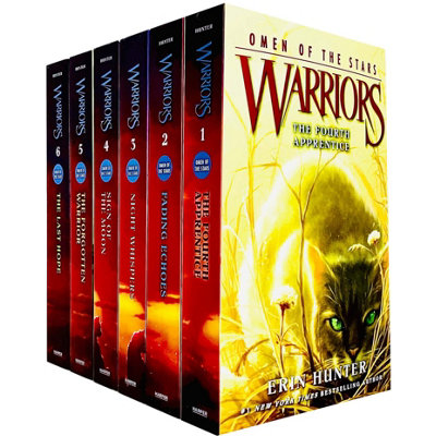 BOOKS4PEOPLE Warrior Cats Series 4 Omen Of The Stars6 Books Collection Set By Erin Hunter from B&Q