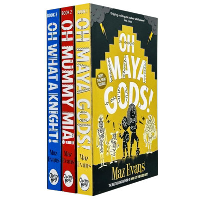 BOOKS4PEOPLE Gods Squad Series 3 Books Collection Set By Maz Evans (Oh Maya GodsOh Mummy Mia & Oh What A Knight) from B&Q