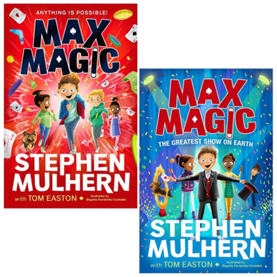 B&Q -  Max Magic Series 2 Books Collection Set (Max MagicThe Greatest Show On Earth)