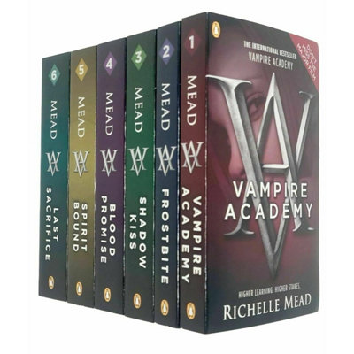 BOOKS4PEOPLE Vampire Academy Series Books 16 Collection Set By Richelle Mead (Vampire AcademyFrostbiteShadow KissBlood PromiseSpirit from B&Q