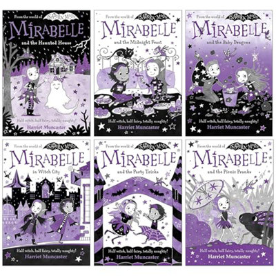 B&Q -  Mirabelle Series (Books 9-14) By Harriet Muncaster 6 Books Collection Set (Mirabelle: The Haunted HouseThe Midnight FeastThe P