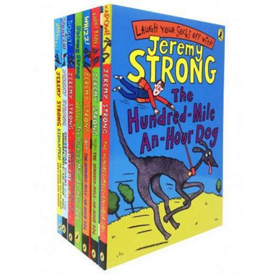 BOOKS4PEOPLE Jeremy Strong The Hundred-Mile-An-Hour Dog Collection 7 Books Set Pack from B&Q