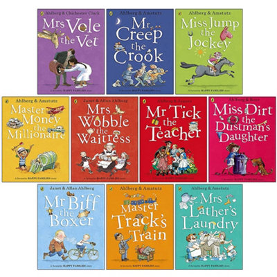 Happy Families 10 Book Set by Allan Ahlberg  Classic Childrens | Allan Ahlberg - Image 16