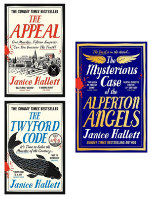 Viper Janice Hallett 3 Books Collection Set The AppealThe Twyford Code & The Mysterious Case Of The Alperton Angels (Hardback) from B&Q