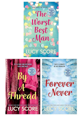 Lucy Score Collection 3 Books Set By a Thread, Forever Never, Worst Best Man - Image 9