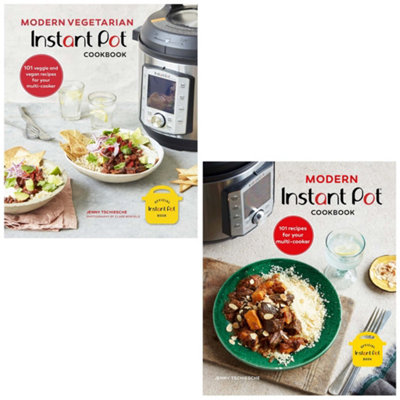 B&Q -  Modern Instant Pot Cookbook & Vegetarian Instant Pot 2 Book Set By Jenny Tschiesche