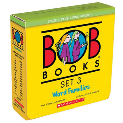 BOOKS4PEOPLE Bob Books Set 3: Word Families (Stage 3: Developing Reader) 10 Books Collection Set