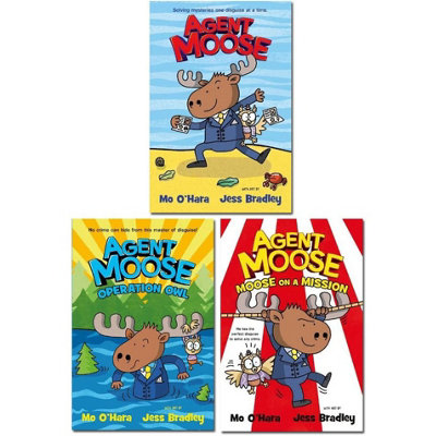 BOOKS4PEOPLE Agent Moose Collection 3 Books Set (Agent MooseOperation Owl & Moose On A Mission) from B&Q