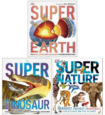 BOOKS4PEOPLE The Super Encyclopedia Collection By Dk 3 Books Set (NatureEarth And Dinosaur) from B&Q