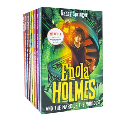 B&Q -  Enola Holmes 9 Books Collection Set (The Case Of The Missing MarquessThe Case Of The Left-Handed LadyThe Case Of The Bizarre B
