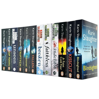 Books4people Karin Will Trent And Grant County Series Books Collection Set (Triptych, Cop Town, Fractured, Fallen, Indelible, Broken, Size 12