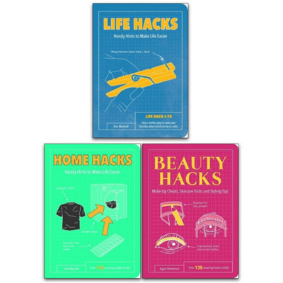 BOOKS4PEOPLE Dan Marshall Handy Tips Tricks Hints Collection 3 Books Set (Beauty HacksLife HacksHome Hacks) from B&Q