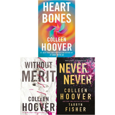 Colleen Hoover Collection 3 Books Set Never Never, Heart Bones, Without Merit - Image 5